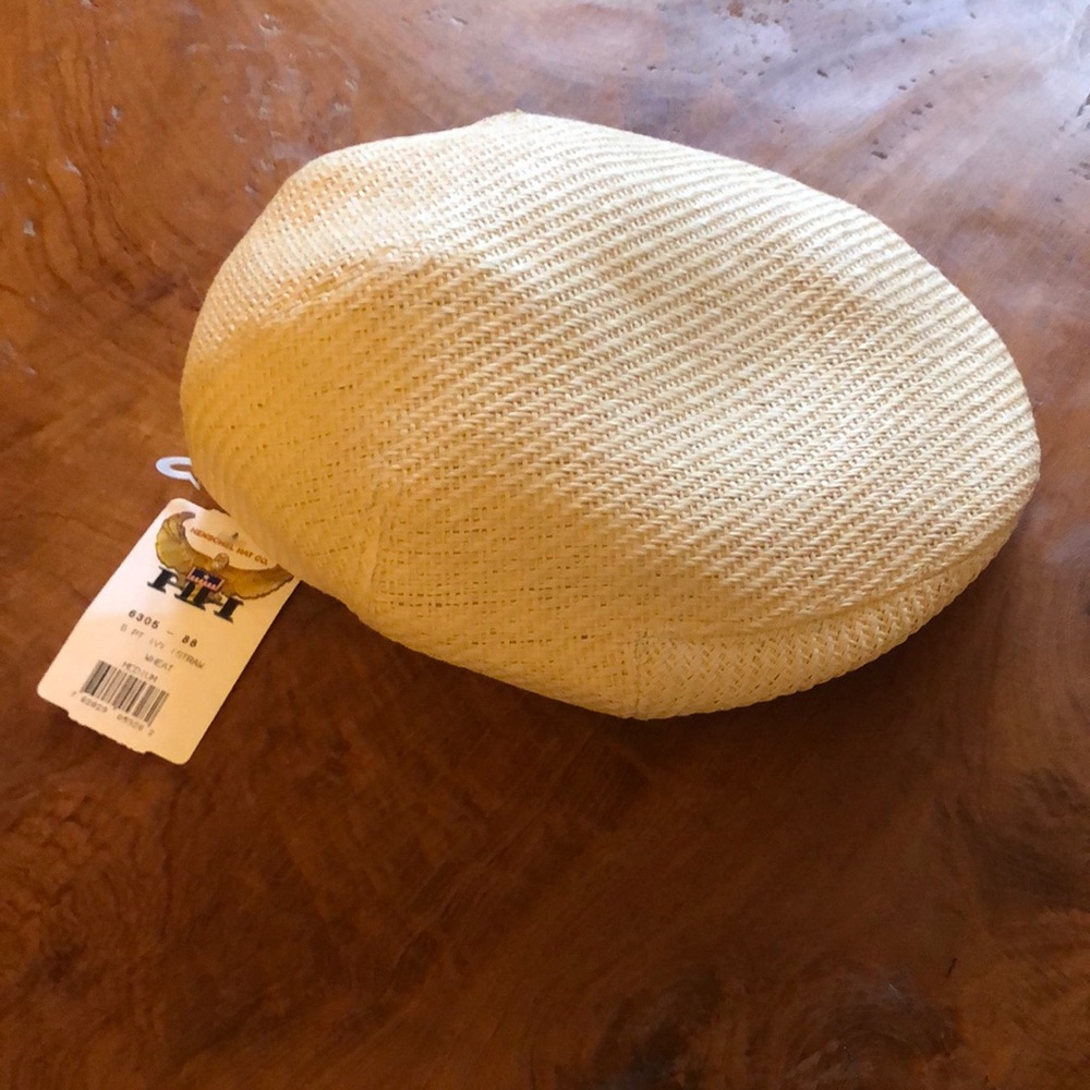 NWT Henschel Straw Scally Cap